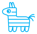 Donkey pinata icon