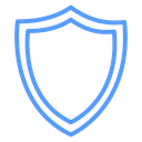 Double Outline Shield Color Outline icon