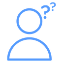 Doubts Person Questions icon