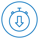 Down time icon