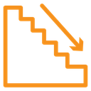 Downstairs icon