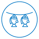 Dried fish icon