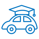 Driving school icon
