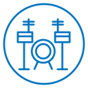 Drum set icon
