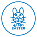 Easter bunny icon
