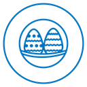 Easter eggs icon