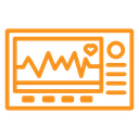 ECG monitor icon