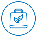 Eco bag icon