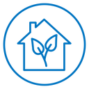 Eco house icon