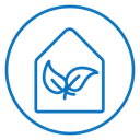 Eco house icon