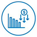 Economy crisis icon