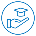 Education insurance icon