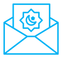 Eid mubarak envelope icon