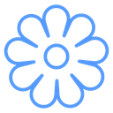 Eight Petal Flower icon