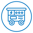 Electric generator icon