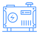 Electric generator icon