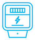 Electric meter icon