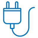 Electric plug icon