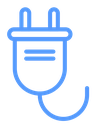 Electrical plug icon