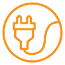Electrical plug icon