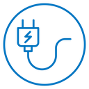 Electrical plug icon