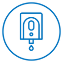 Electrical soap box icon