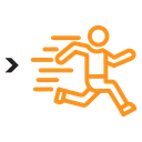 Emergency exit icon