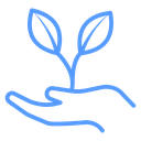 Environment Seedling Hand icon