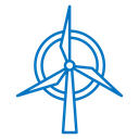 Eolic energy icon