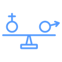 Equality Gender Scale icon