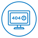 Error 404 page icon