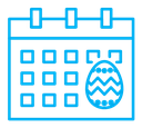 Ester calendar icon