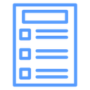 Exam Color Outline icon