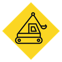 Excavator Color Outline icon