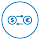 Exchange rate icon