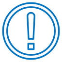 Exclamation button icon