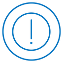 Exclamation button icon