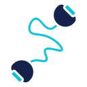 Exercise bands icon