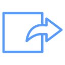 Export file arrow icon
