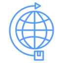 Export Globe icon
