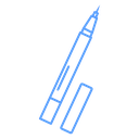 Eyeliner Color Outline icon