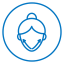 Facelifting procedure icon