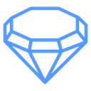 Faceted Diamond Gem icon