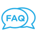 FAQ Speech Bubbles icon