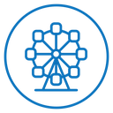 Ferris wheel icon