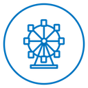 Ferris wheel 2 icon