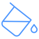 Fill Color Outline icon