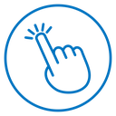 Finger tap icon