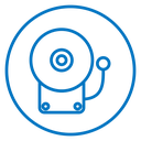 Fire alarm icon