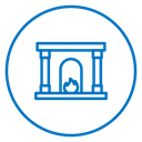 Fireplace icon